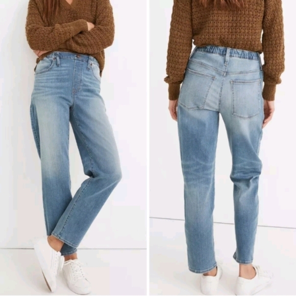 Madewell Pull-On Jeans in Keefe Wash sz 29 - Picture 1 of 7